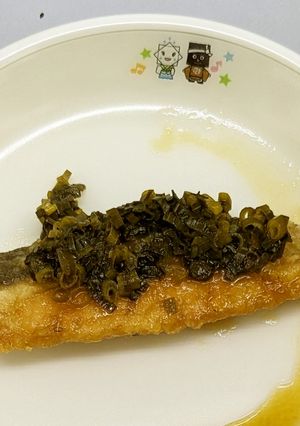 【学校給食】鮭のねぎソース-レシピのメイン写真