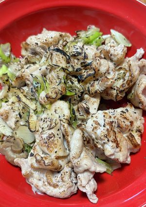 お肉たっぷり、ネギ塩レモン豚炒め-レシピのメイン写真
