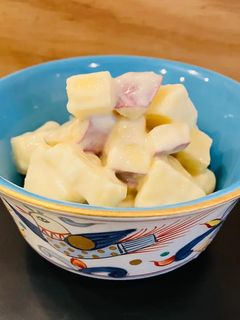 さつまいもとりんごのヨーグルトサラダ-レシピのメイン写真