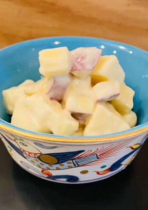 さつまいもとりんごのヨーグルトサラダ-レシピのメイン写真