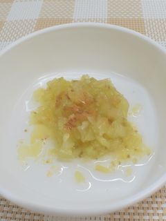 【離乳食中期】なすのおかか和え-レシピのメイン写真