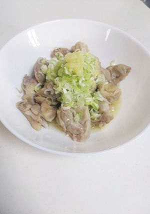 鶏もも肉の酒蒸し　オヤジのつまみ-レシピのメイン写真