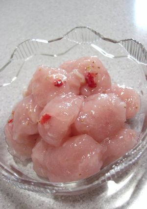 簡単デザート☆苺ミルクのわらび餅風♪-レシピのメイン写真