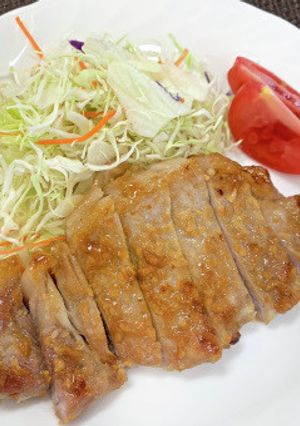 豚肉の愛菜みそ漬け焼き-レシピのメイン写真