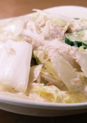 白菜とツナのサラダ-レシピのメイン写真