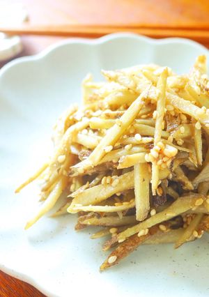 お弁当に◎味噌ごまきんぴらごぼう-レシピのメイン写真