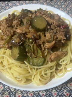 スパゲティ・カッパカレー-レシピのメイン写真