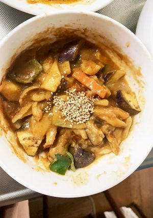 肉無チクワ簡単レモンチゲ親子丼味野菜炒め-レシピのメイン写真