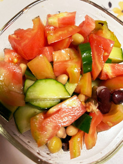 豆入りわさび味生野菜サラダ-レシピのメイン写真