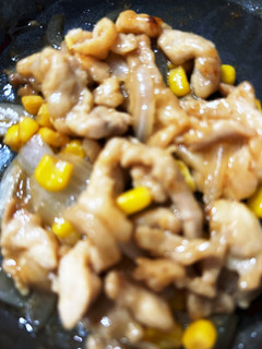 鶏肉とコーンの炒め物(お弁当)-レシピのメイン写真
