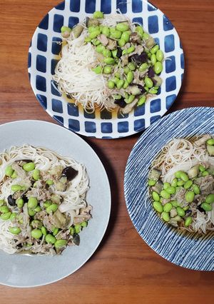 ありもの乗っけそうめん-レシピのメイン写真
