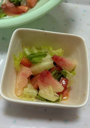 夏限定 桃トマトサラダ-レシピのメイン写真
