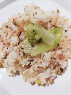 高菜明太そぼろ炒めし-レシピのメイン写真