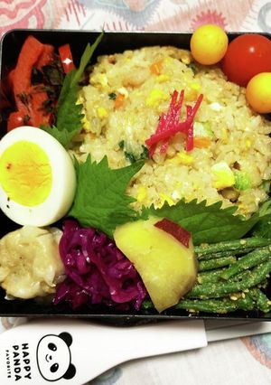 8/9 ﾖｯﾁｬﾝ☆炒飯弁当-レシピのメイン写真