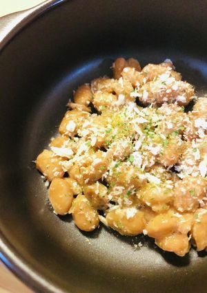 毎日の納豆●パン粉のサクサクトッピング-レシピのメイン写真
