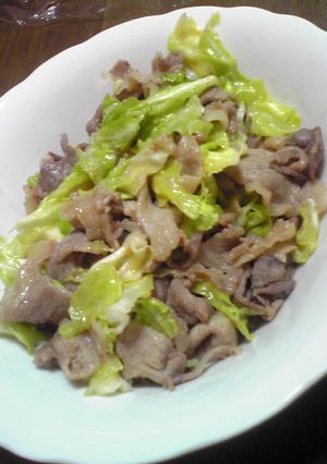 春キャベツの豚肉みそ炒め和え-レシピのメイン写真