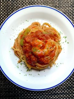 フレッシュトマトソースで夏パスタ-レシピのメイン写真