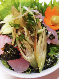 お茶碗で作る♡青じそとみょうがの海鮮丼-レシピのメイン写真