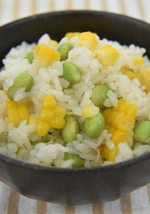 枝豆とコーンの混ぜご飯-レシピのメイン写真
