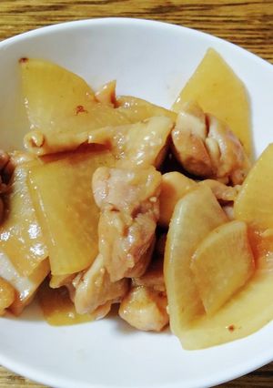 しみしみ☆鶏と大根のてり炒め-レシピのメイン写真