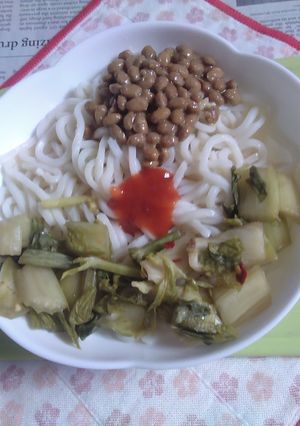 醤油うどん風冷やしうどんV104〜セロリ-レシピのメイン写真