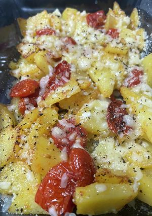 じゃがいものトマトチーズ焼き-レシピのメイン写真