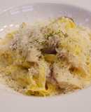 オーツミルクで作るキノコクリームパスタ