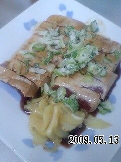 まぐろニンニクステーキ-レシピのメイン写真