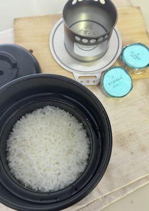［防災レシピ］固形燃料 × 基本のごはん-レシピのメイン写真