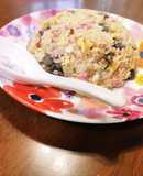 業スーのしそニンニクで作る絶品チャーハン