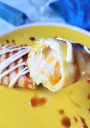 包丁いらず☆キャベカニチーズ-レシピのメイン写真