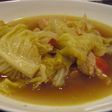 春キャベツカレースープ