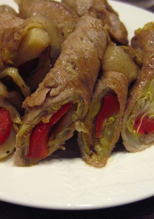 焼き春キャベツの豚肉巻き-レシピのメイン写真