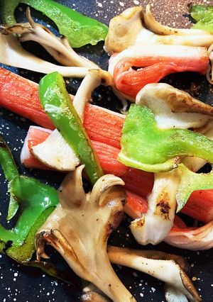 ピーマン舞茸炒め(お弁当用)-レシピのメイン写真