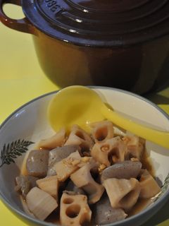 れん・こん・にゃく・みその煮物-レシピのメイン写真