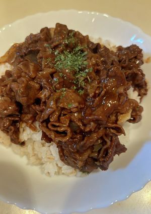 超簡単　デミグラス風牛丼-レシピのメイン写真