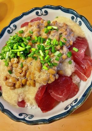 漬け鮪のネバとろぶっかけ丼-レシピのメイン写真