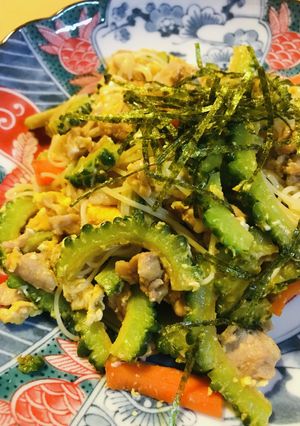 豚肉の玉子素麺チャンプルー-レシピのメイン写真