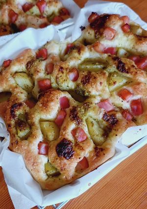 厚焼き高加水フォカッチャ-レシピのメイン写真