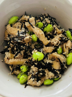 豆腐とひじきの炒り豆腐-レシピのメイン写真