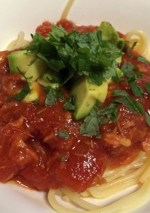 トマト缶で冷製パスタ-レシピのメイン写真