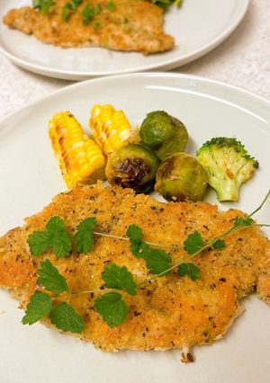 卵なし♪とんかつ用の肉でミラノ風カツレツ-レシピのメイン写真