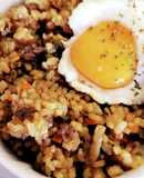 生米～カレールーでリゾット？パエリア？