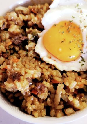 生米～カレールーでリゾット？パエリア？-レシピのメイン写真