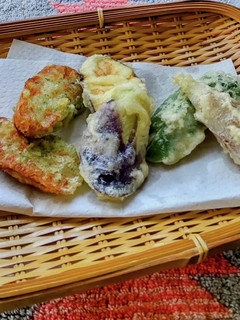夏野菜と笹かまぼこの天ぷら♪-レシピのメイン写真