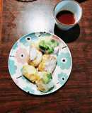 ♡♡野菜＆鶏照り焼きの彩り生春巻き♡♡