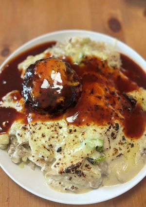 背徳のハンバーグキノコドリア-レシピのメイン写真