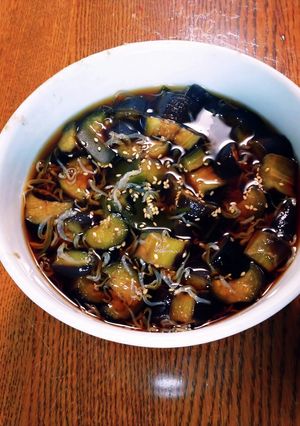 暑い夏にも！茄子とちりめんと昆布の甘辛煮-レシピのメイン写真