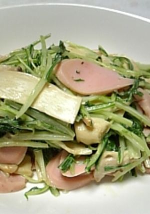 ★魚ニソと水菜のマヨ醤油炒め★-レシピのメイン写真