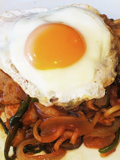 目玉焼きナポリタン-レシピのメイン写真
